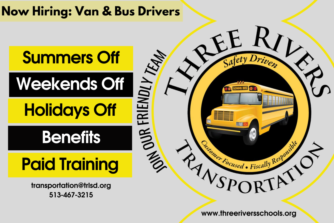 Now Hiring Van and Bus Drivers